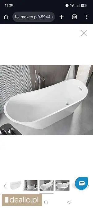 Sprzedam nową wannę wolnsotoja jest pęknięta ale nie przeszkadza w użytkowaniu . Można naprawić i bę - Zdjęcie 3 - RZESZOWIAK.EU