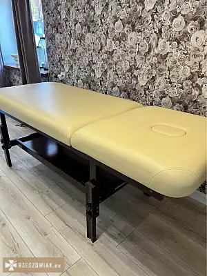 Solidny fotel do masażu/zabiegow +taboret - Zdjęcie 2 - RZESZOWIAK.EU