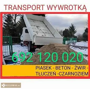Rzeszów beton pułsuchy transport wywrotka kruszywa piasek tel 692120020 cement  - RZESZOWIAK.EU