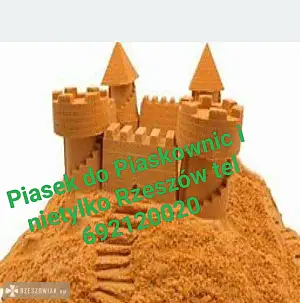 Piasek czysty do piaskownic na place zabaw Rzeszów tel 692120020 Podkarpacie - Zdjęcie 2 - WARSZAWIAK.EU