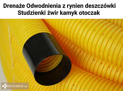 Drenaże odwodnienia studnie chłonne zbiorniki betonowe Rzeszów Krasne  - RZESZOWIAK.EU