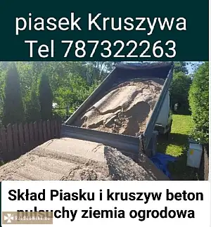 Rzeszów Żwir piasek kruszywa ziemia czarna tel 787322263 Pidkarpacie - Zdjęcie 5 - KRAKOWIACZEK.EU