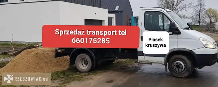 Transport Sprzedaż Żwir jamień tłuczeń kliniec Rzeszów Strażów Palikówka tel 660175285 - DEALLO.PL