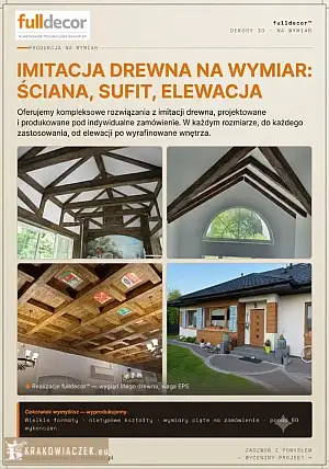 belki rustykalne dekoracyjne maskownice NA WYMIAR imitacja drewna elastyczna deska elewacyjna maskow - Zdjęcie 7 - WARSZAWIAK.EU