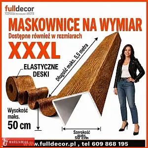 Imitacja drewna na wymiar - Belki rustykalne, Maskownica styropianowa, Lamele sufitowe, Deska elewac - DEALLO.PL