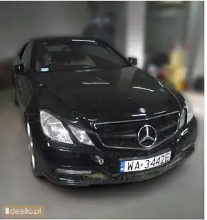 [eLicytacje] I licytacja - Mercedes-Benz E 250 CDI Sport Coupe, 2011 - WARSZAWIAK.EU
