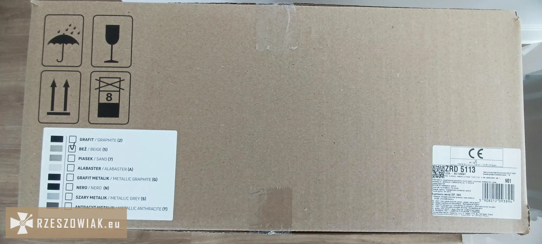 Zlew zrd 5113 + bateria tubo but 060m (deante) - nowe - Zdjęcie 4 - WARSZAWIAK.EU