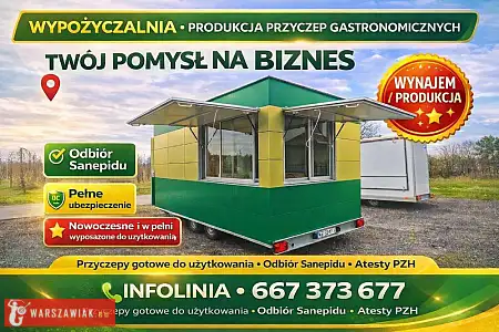 Wypożyczalnia - produkcja przyczep gastronomicznych - DEALLO.PL