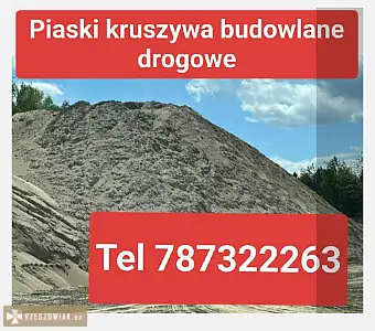Sprzedaż transport piasku mała wywrotka kruszywa Rzeszów tel 787322263 - KRAKOWIACZEK.EU