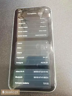 [eLicytacje] II licytacja - Telefon marki IPhone 11 64 GB - DEALLO.PL