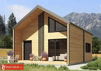Drewniany domek całoroczny letniskowy 5m/7m 20cm - DEALLO.PL