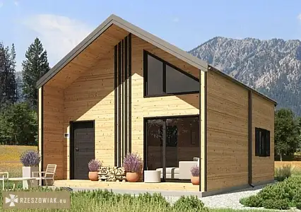 Drewniany domek całoroczny letniskowy 5m/7m 20cm - DEALLO.PL