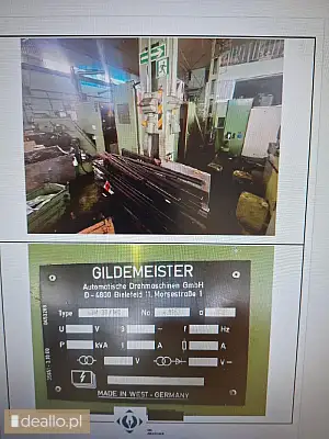 [elicytacje] i licytacja - centrum tokarskie cnc gildemeister gdm90/mc - DEALLO.PL