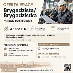 [ePraca] Brygadzista/Brygadzistka - RZESZOWIAK.EU