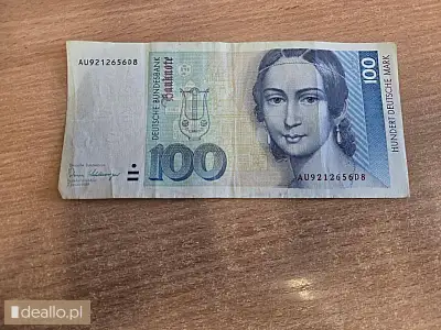 [eLicytacje] I licytacja - Banknot o nominale 100 marek niemieckich - WARSZAWIAK.EU
