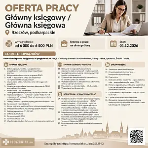 [ePraca] Główny księgowy/Główna księgowa - RZESZOWIAK.EU