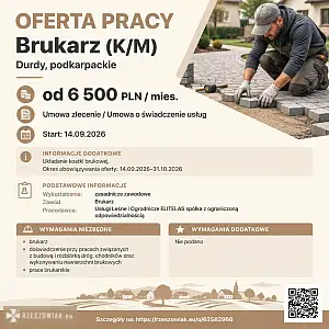 [epraca] brukarz (k/m) - RZESZOWIAK.EU