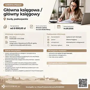 [ePraca] główna księgowa / główny księgowy - RZESZOWIAK.EU