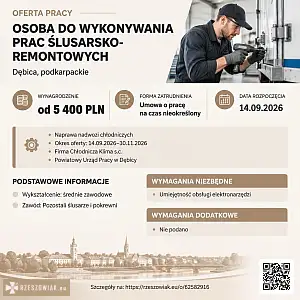 [epraca] osoba do wykonywania prac ślusarsko- remontowych - RZESZOWIAK.EU