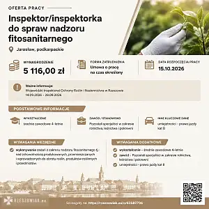 [ePraca] inspektor/inspektorka do spraw nadzoru fitosanitarnego - DEALLO.PL