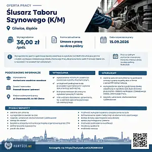 [ePraca] Ślusarz Taboru Szynowego (K/M) - DEALLO.PL