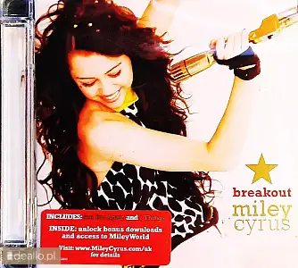⭐⭐⭐cd nowa-polecam album cd -miley cyrus – breakout album cd - POZNANIAK.NET