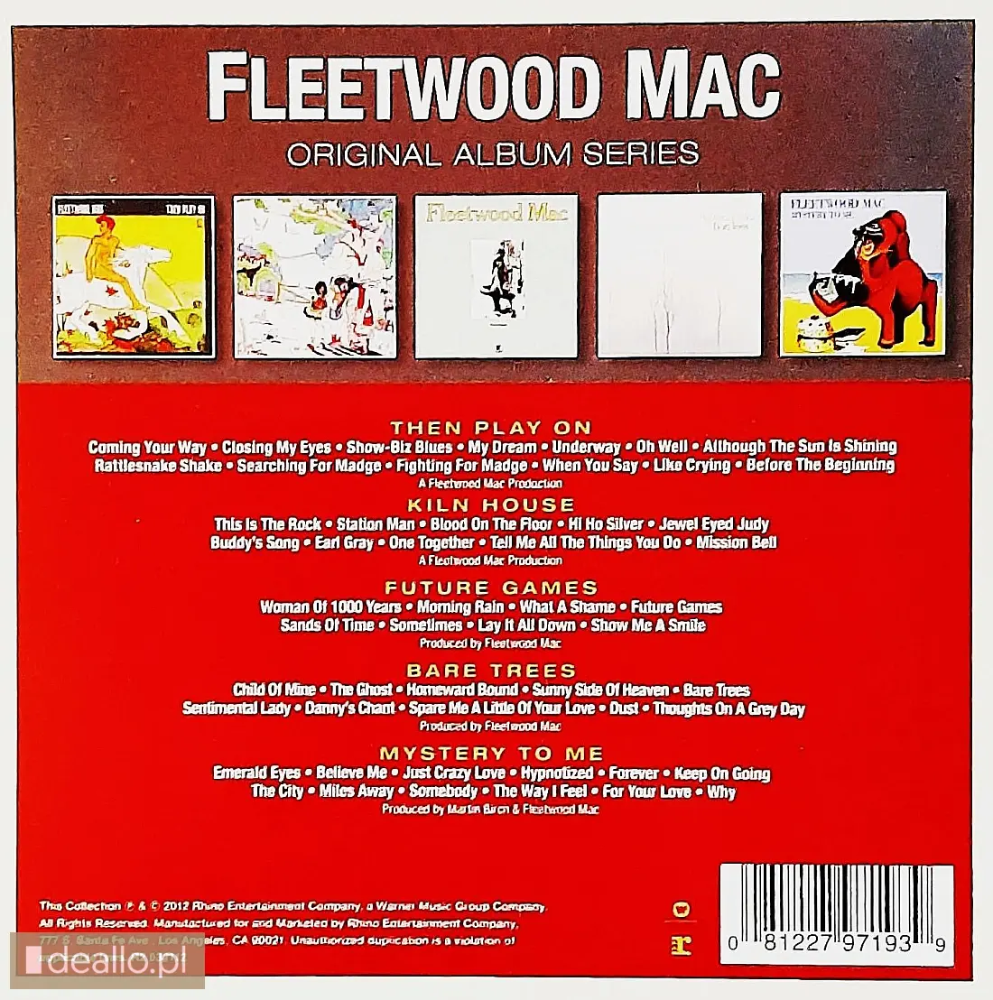⭐⭐⭐polecam nowy zestaw 5xcd kultowego zespołu -fleetwood mac 5xcd - Zdjęcie 2 - DEALLO.PL