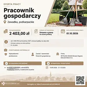 [ePraca] Pracownik gospodarczy - RZESZOWIAK.EU