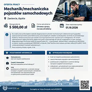 [ePraca] Mechanik/mechaniczka pojazdów samochodowych - WARSZAWIAK.EU