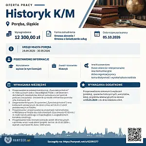 [ePraca] Historyk K/M - WARSZAWIAK.EU