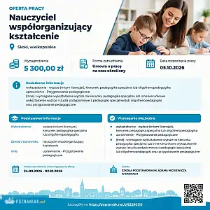 [ePraca] Nauczyciel współorganizujący kształcenie - DEALLO.PL