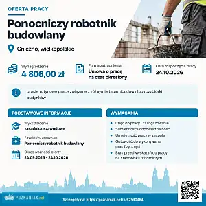 [ePraca] Pomocniczy robotnik budowlany - POZNANIAK.NET