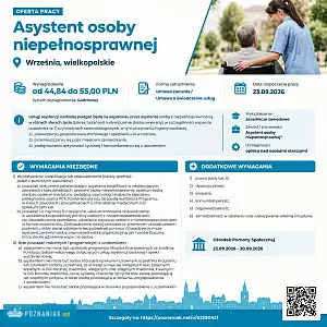 [ePraca] Asystent osoby niepełnosprawnej - POZNANIAK.NET
