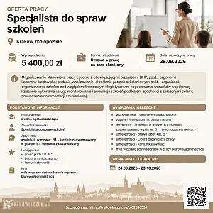 [ePraca] Specjalista do spraw szkoleń - WARSZAWIAK.EU