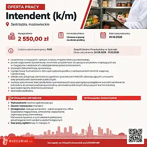 [ePraca] Intendent (k/m) - WARSZAWIAK.EU