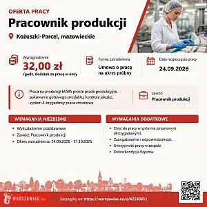 [ePraca] pracownik produkcji - WARSZAWIAK.EU