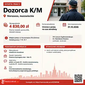 [ePraca] Dozorca K/M - WARSZAWIAK.EU