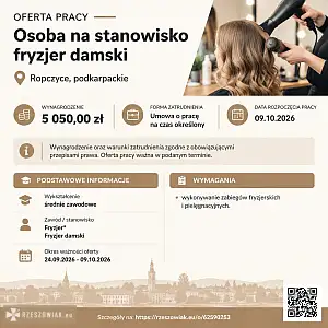 [ePraca] osoba na stanowisko fryzjer damski - WARSZAWIAK.EU