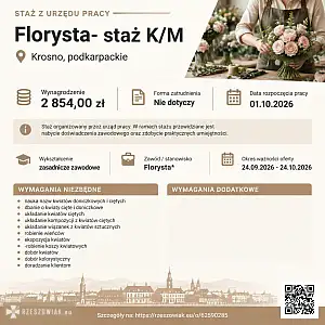 [ePraca] Florysta- staż K/M - WARSZAWIAK.EU