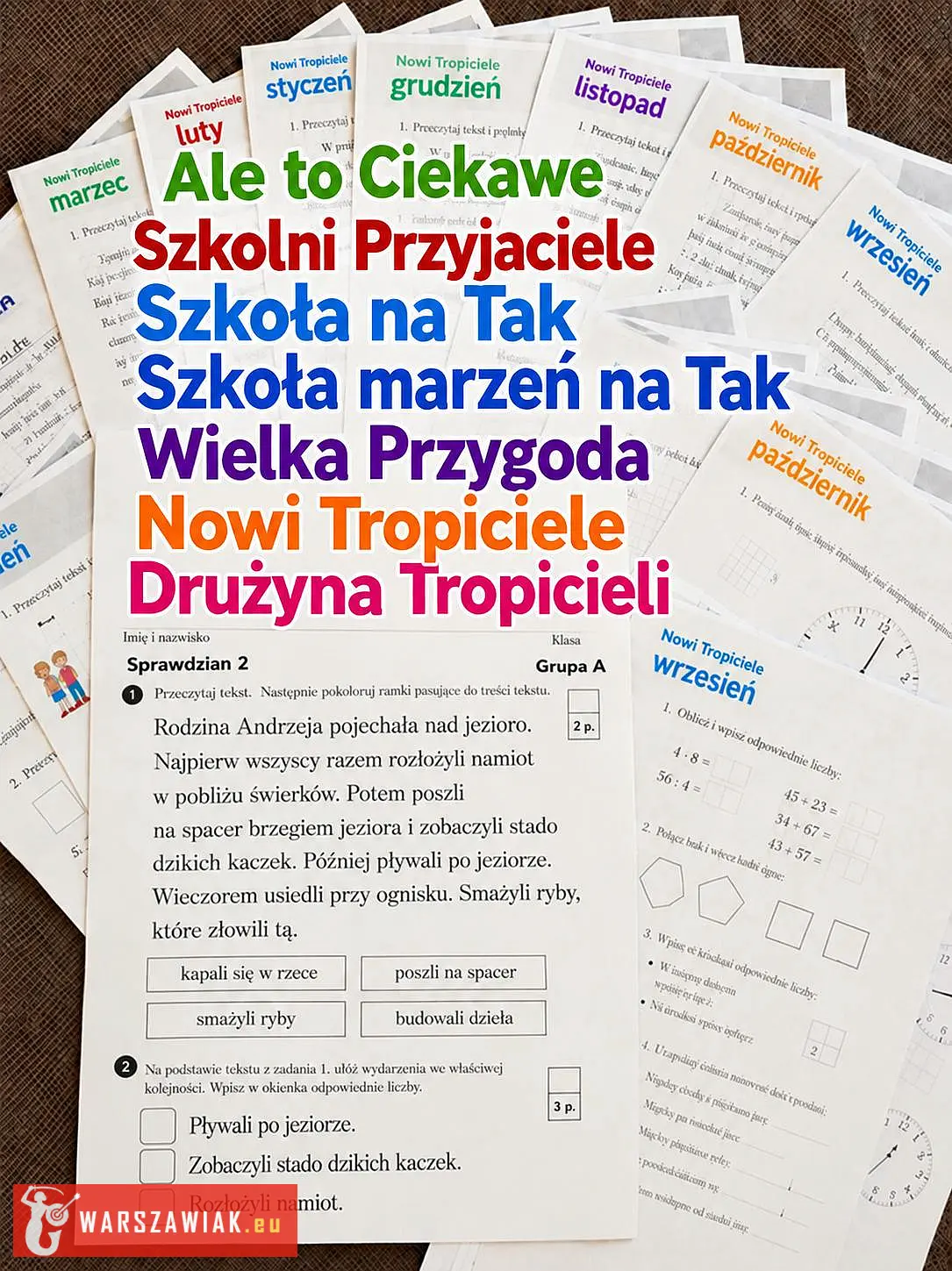 Pomoce szkolne klasa 1 , 2 , 3 - Zdjęcie 1 - WARSZAWIAK.EU