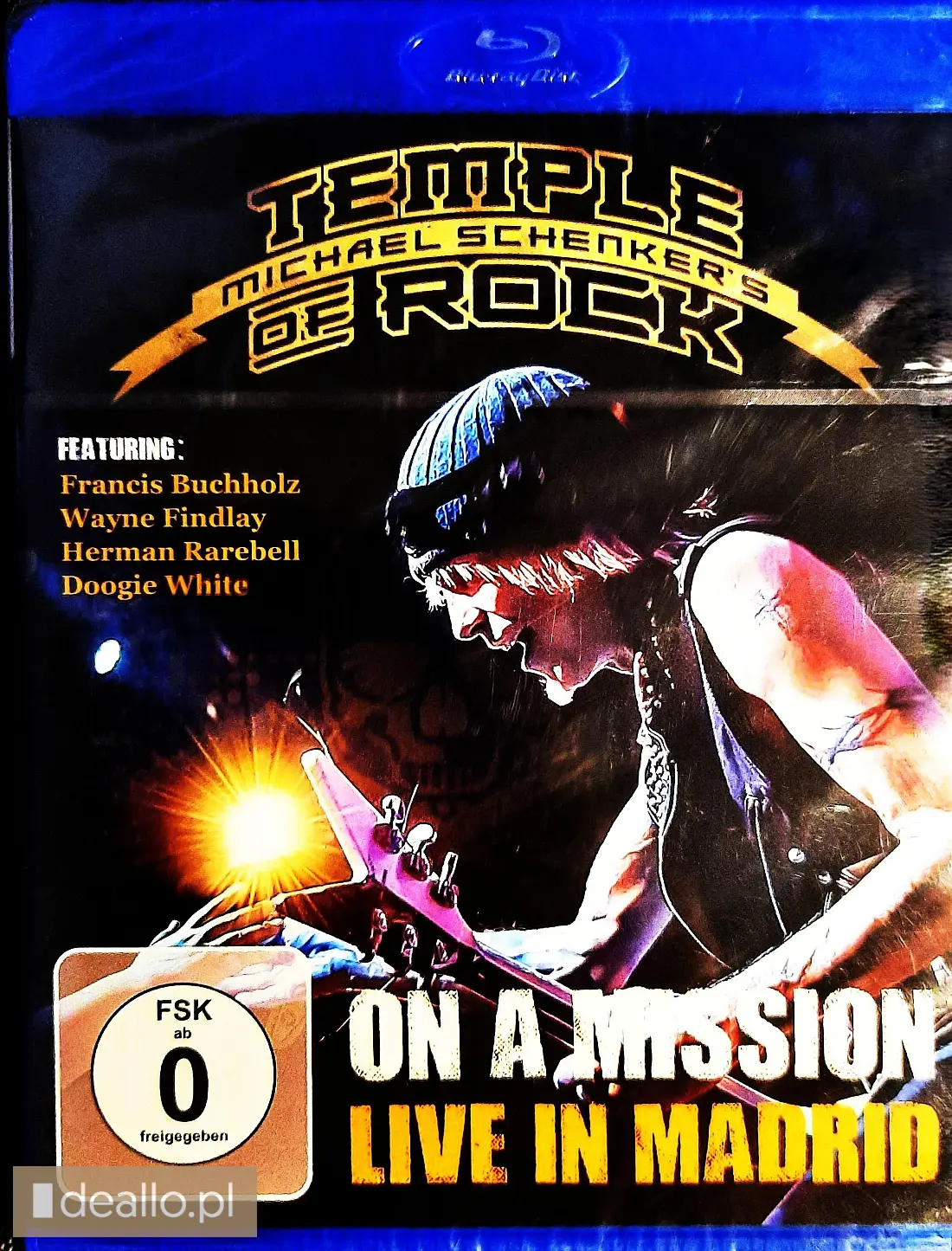 ⭐⭐⭐ Blu Ray-Wspaniały Koncert Michael Schenker Temple of Rock Live In Madrid - Zdjęcie 1 - DEALLO.PL