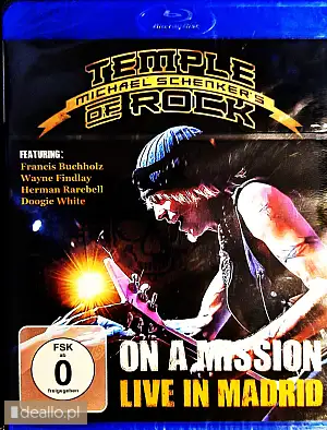 ⭐⭐⭐ Blu Ray-Wspaniały Koncert Michael Schenker Temple of Rock Live In Madrid - DEALLO.PL