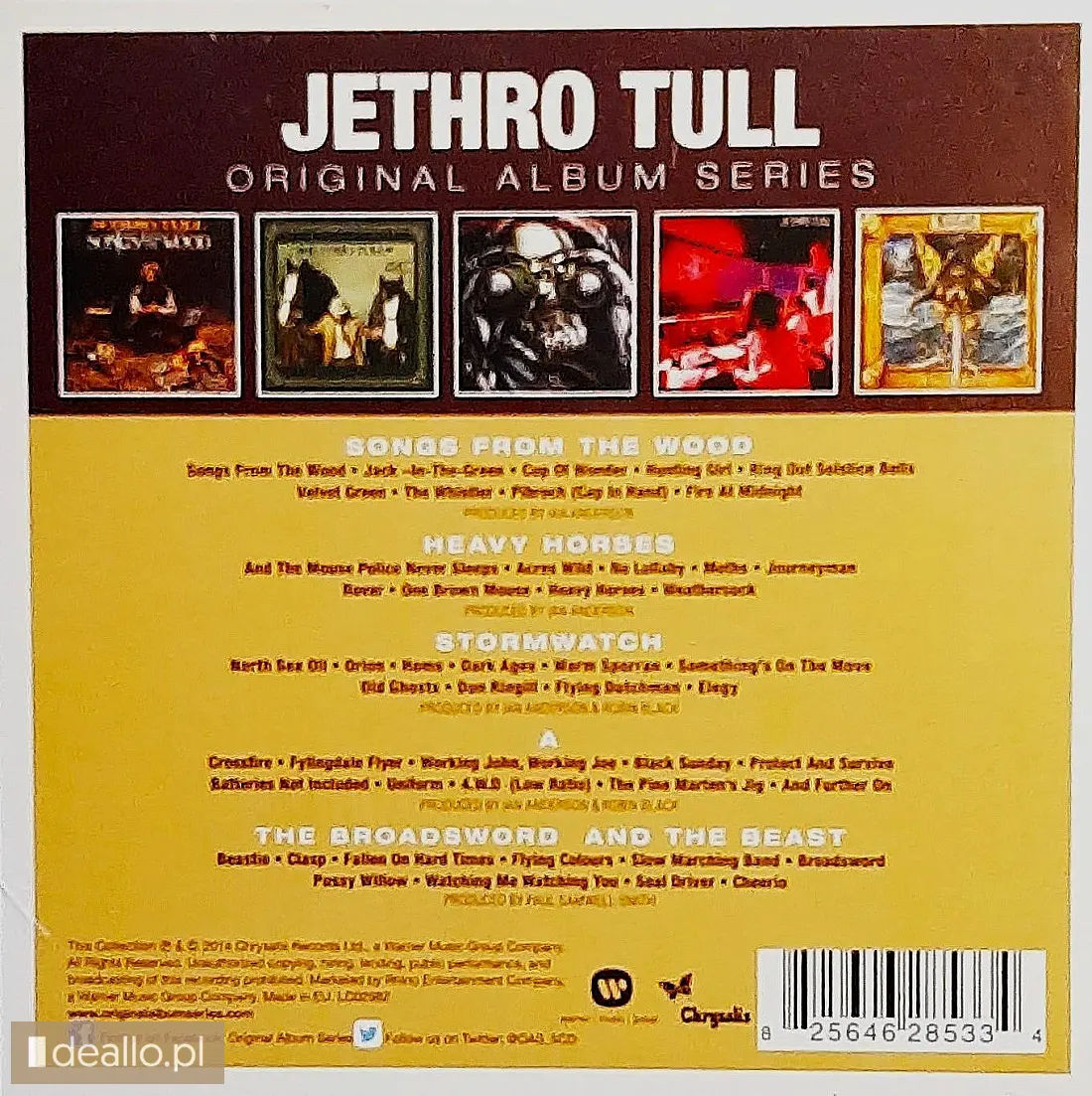 ⭐⭐⭐Polecam Nowy Zestaw 5 Płyt CD Kultowego Zespołu Jethro Tull Limitowana Edycja Limitowana - Zdjęcie 2 - KRAKOWIACZEK.EU