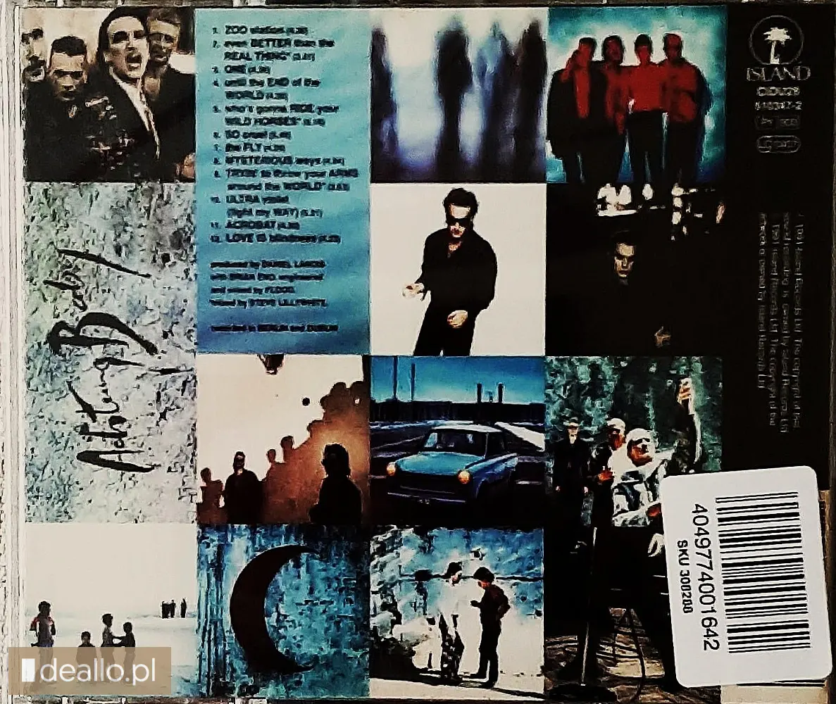 ⭐⭐⭐polecam album cd kultowego zespołu u2 - album achtung baby - Zdjęcie 3 - WARSZAWIAK.EU