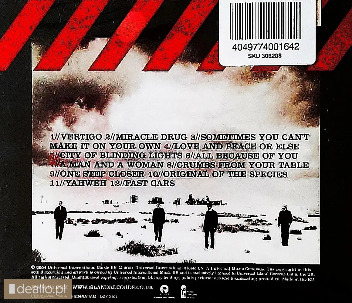 ⭐⭐⭐polecam album cd kultowego zespołu u2 - album achtung baby - Zdjęcie 5 - WARSZAWIAK.EU