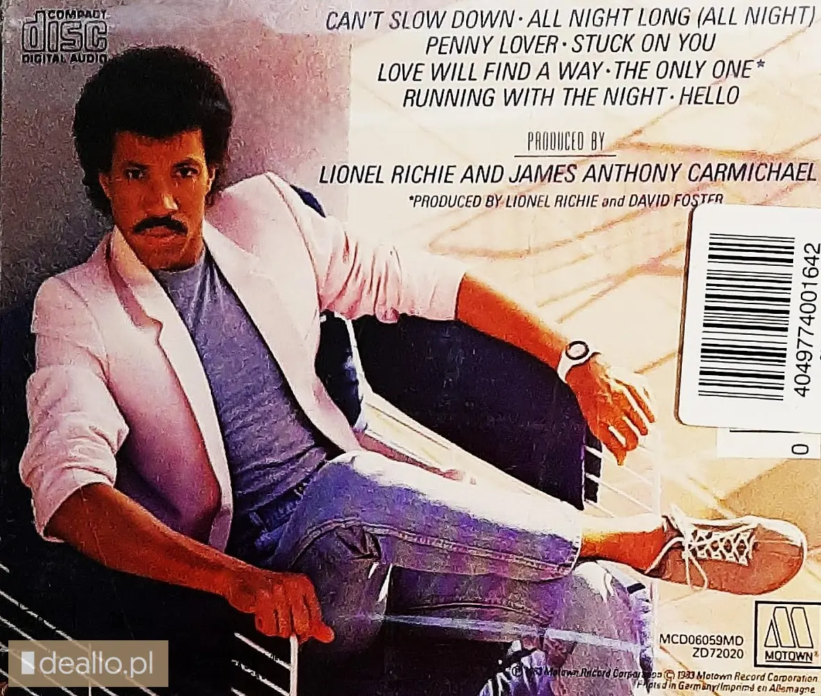⭐⭐⭐polecam najlepszy album cd lionel riche - album can't slow down - Zdjęcie 2 - WARSZAWIAK.EU