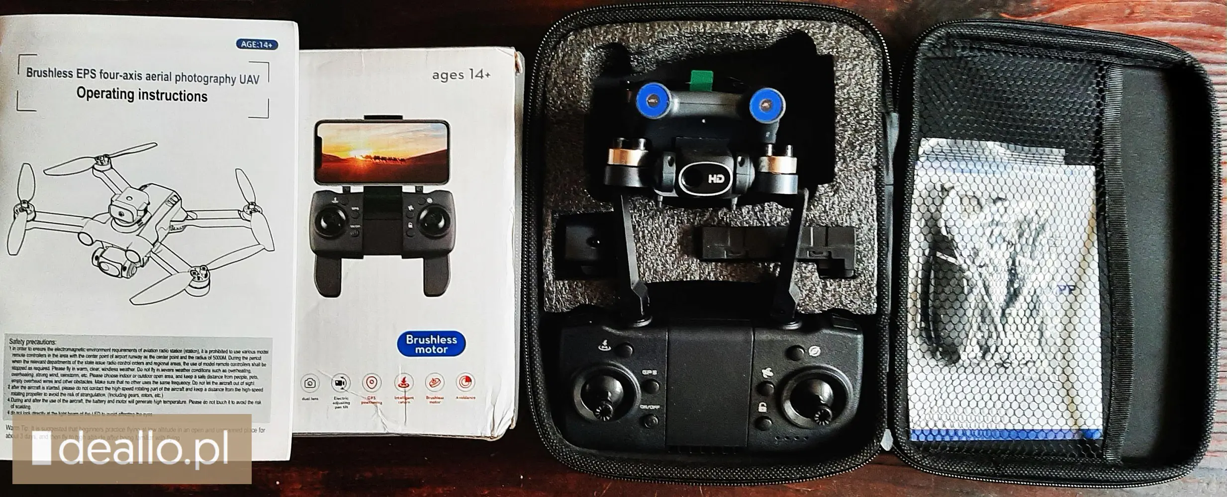 ⭐⭐⭐polecam dron eps uav s 136 4k full hd nowy model idealnie nowy - Zdjęcie 7 - POZNANIAK.NET