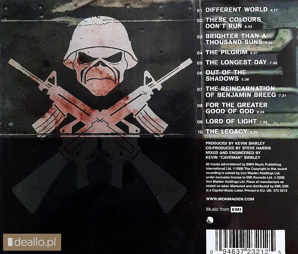 ⭐⭐⭐Sprzedam Znakomity Album CD Iron Maiden A Matter of Life - Zdjęcie 2 - WARSZAWIAK.EU