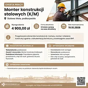 [ePraca] Monter konstrukcji stalowych (K/M) - DEALLO.PL