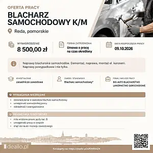 [epraca] blacharz samochodowy k/m - DEALLO.PL